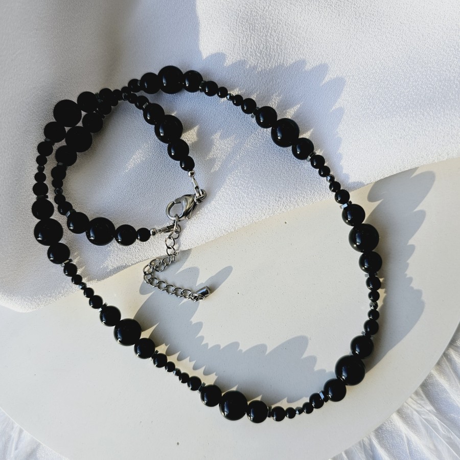 Vėrinys "Black silver"